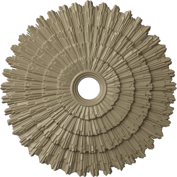 Ekena Millwork Eryn Ceiling Medallion (Fits Canopies up to 4"), 24 3/4"OD x 3 1/4"ID x 1 7/8"P, Gobi Desert CM24ENGDF - main
